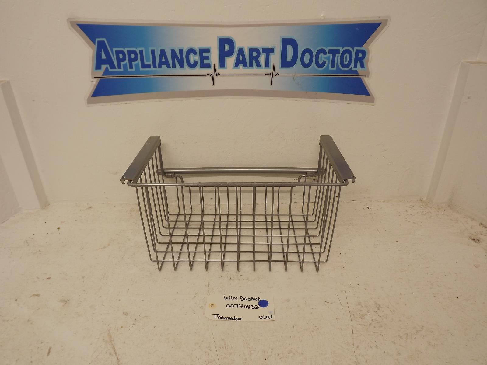Thermador Refrigerator 00770832 Wire Basket Used Thermador Refrigerator 00770832 Wire Basket Used